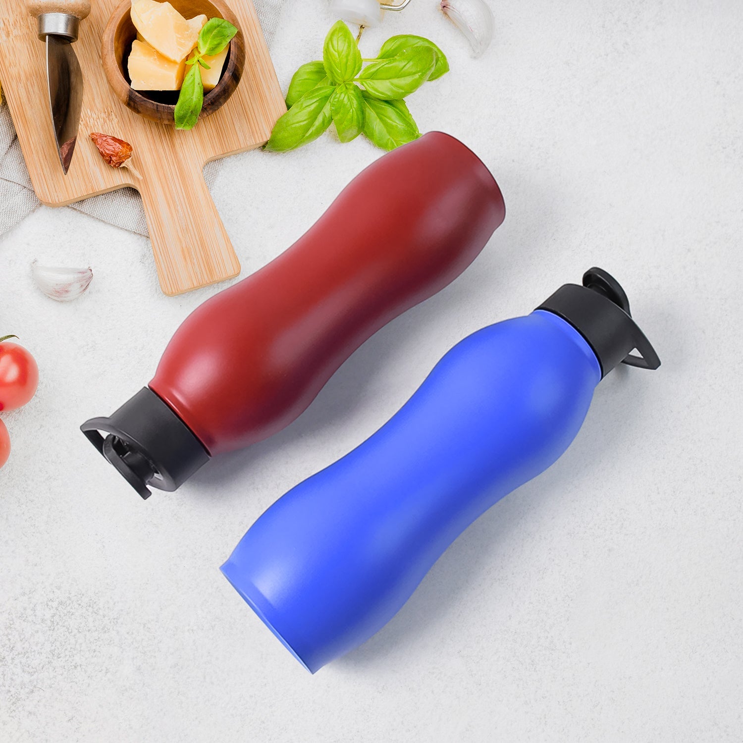 Stainless Steel Water Bottle (1000ML / Mix Colour / 1 Pc / Matte) Stainless Steel Water Bottle (1000ML / Mix Colour / 1 Pc / Matte)
